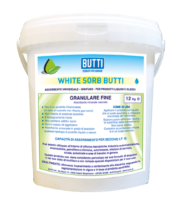 Absorbant White Sorb  pour produits liquides et huileux (granulaire) - Absorbant pour usage industriel